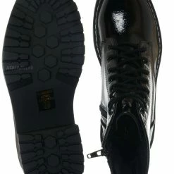 Soda Fling Utilitarian Combat Boots On Chunky Platform - Unisex Bootie. New