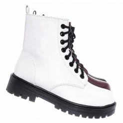 Soda Firm Lace Up Combat Bootie - Fashion Military Threaded Lug Sole Ankle Boots New