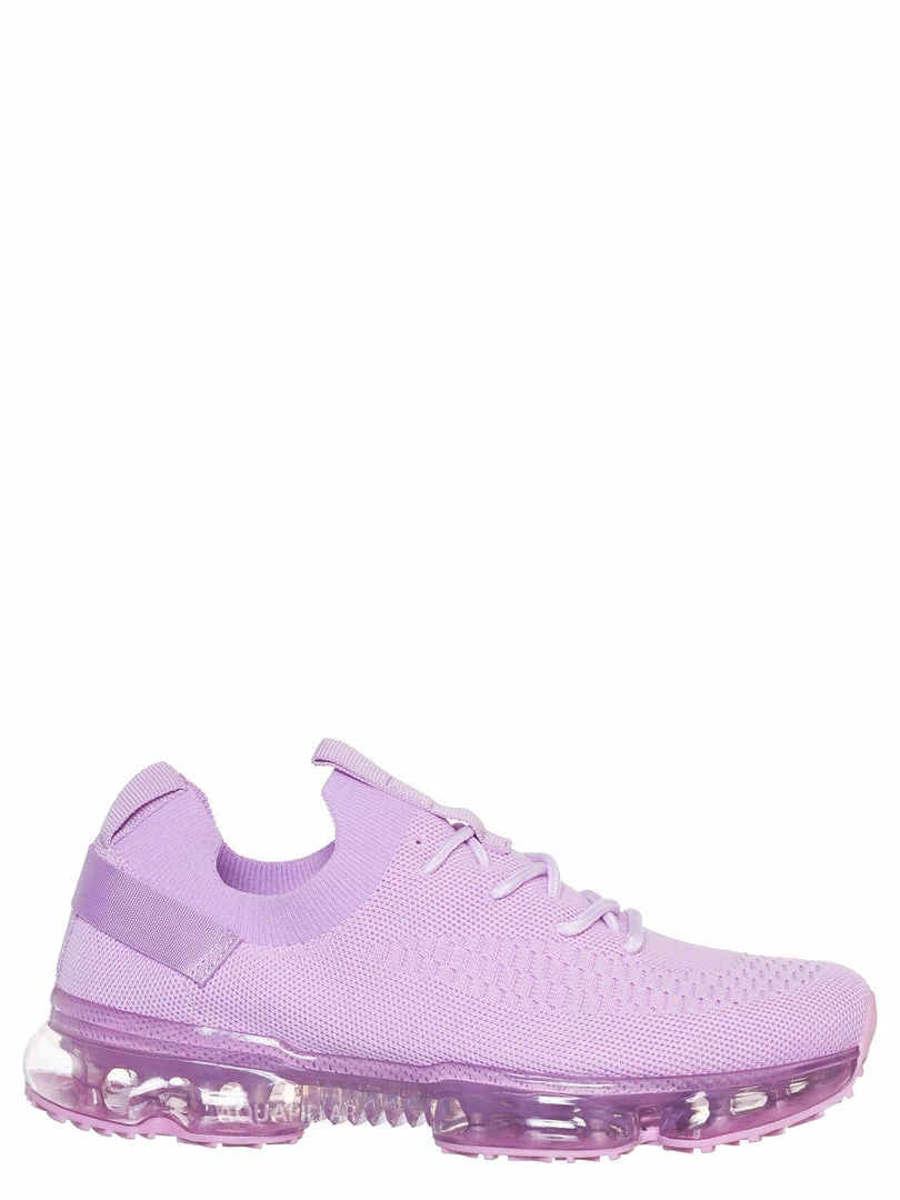 Forever Link Flow19 Stretch Elastic Mesh Sneaker - Festival Lace Up Rubber Air Bubble Cushion