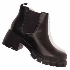 Soda Pioneer Lug Sole Elastic Chelsea Ankle Bootie