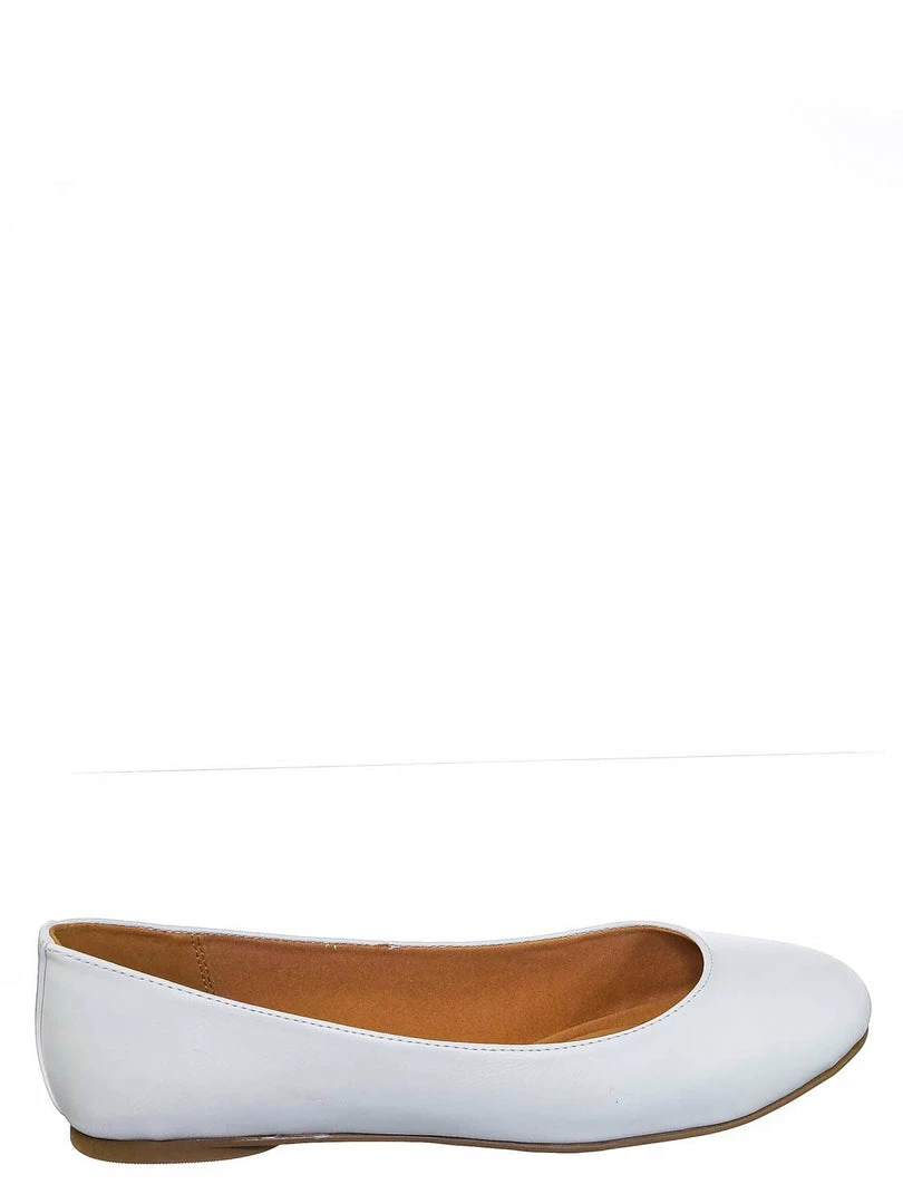 Soda Kreme Foam Padded Round Toe Ballet Flat - Womens Ballerina Loafer Shoes New