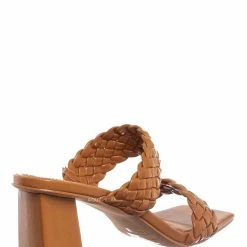 Bamboo Lasting20 Block Heel Woven Mule - Womens Braided Shoes
