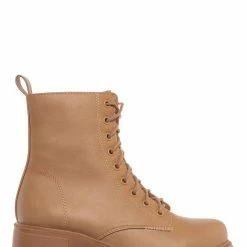 Soda Tundra Block Heel Combat Bootie