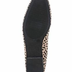 Bamboo New Sweep01 Square Toe Ballet Flats - Womens Solid & Cheetah Ballerina Padded Shoes