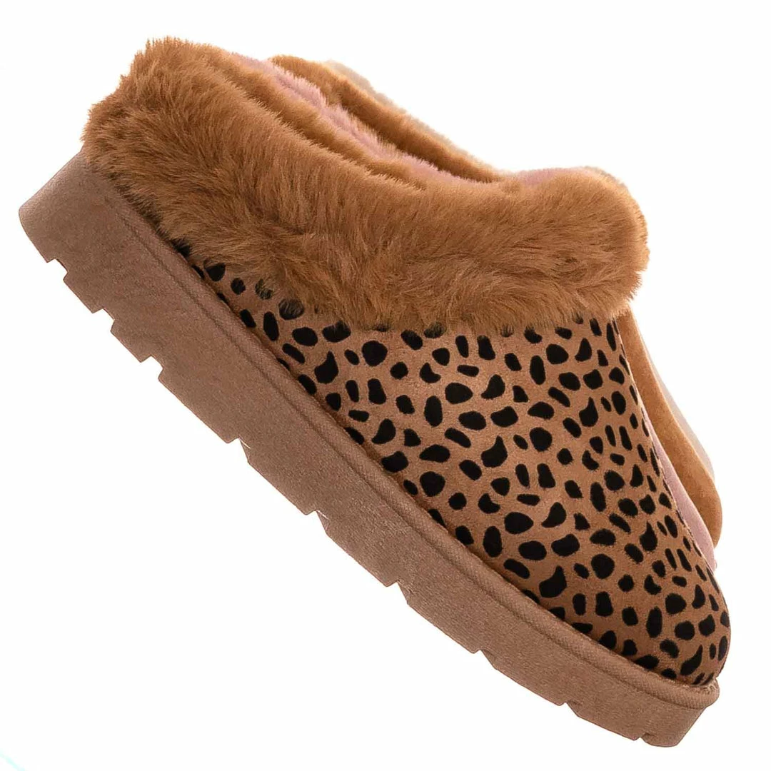 Bamboo Frozen31 Faux Fur Moccasin Slipper - Winter Fluffy Cozy Bootie New