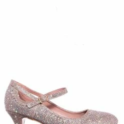 Forever Link New Jemma22 Rhinestone Glitter Pump - Women's Mary Jane Evening Dress Heel