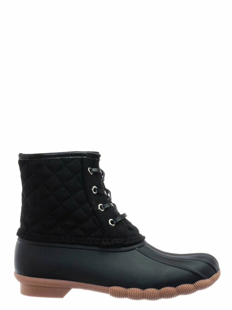 Top Moda Leo2 Waterproof Lace Up Boots - Quilted Felt Lining Ankle Height Bootie