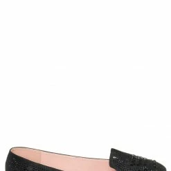 Forever Link Larissa79 Rhinestone Glitter Loafer, Womens Ballet Flat Shoes