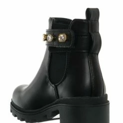 Forever Link Pacific08K Children's Rhinestone Jewel Chelsea Boots - Girl Ankle Bootie