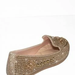 Forever Link Larissa79k Childrens Rhinestone Ballet Loafer - Girl Kids Glitter Crystal Flats
