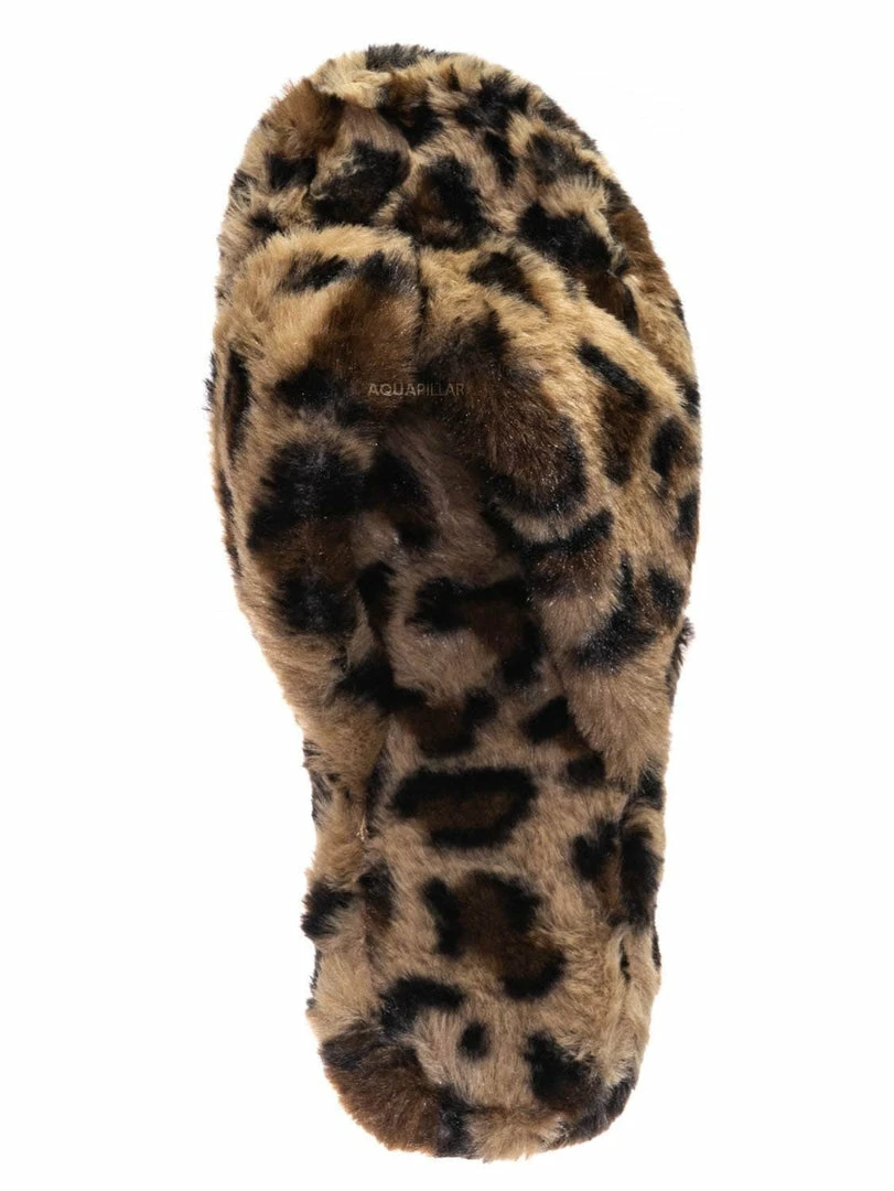 Bamboo New Warmness05 Fluffy Faux Rabbit Fur Sandal - Flatform Thong Flip Flop Slipper