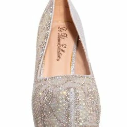 Blossom New Kinko Rhinestone Glitter Hidden Platform Pump - Women Heel