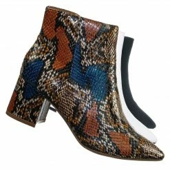 Bamboo Rapid01 Pointed Toe Block Heel Dress Bootie - Women Chunky Heel Ankle Boots