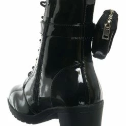 Forever Link New Access39K Childrens Utility Pouch Combat Boots - Girls Shoes