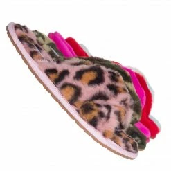 Liliana New Dearly1 Fluffy Faux Fur Slipper, Men Women Fuzzy Slides