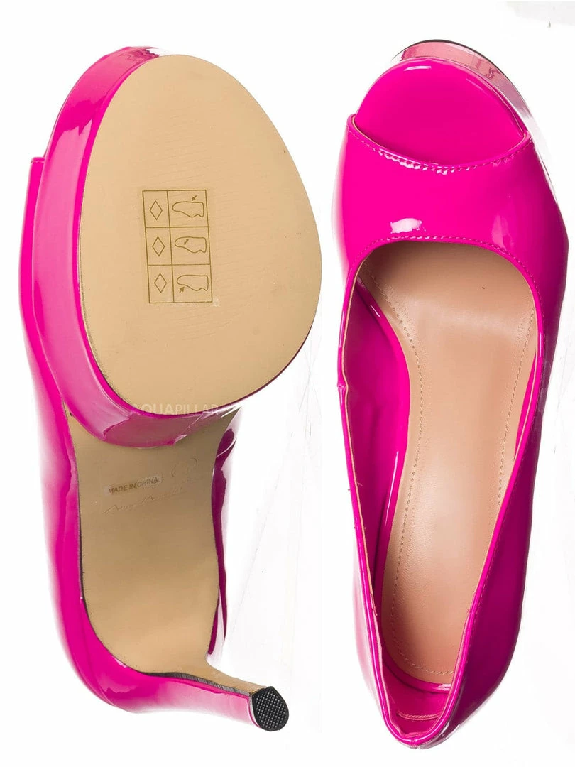 Anne Michelle New Knockout08 Ultra High Platform Stiletto Pump, Women Statement Runway Shoes