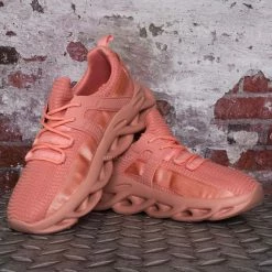 La Shailah Brave12 Chunky Elastic Mesh Sneaker - Unisex Sculpted Outsole Shoes