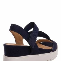 Soda New Cubic Women Athleisure Strappy Flatform Sandal