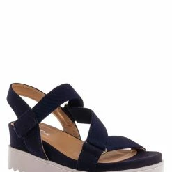 Soda New Cubic Women Athleisure Strappy Flatform Sandal