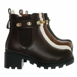 Forever Link Pacific08K Children's Rhinestone Jewel Chelsea Boots - Girl Ankle Bootie