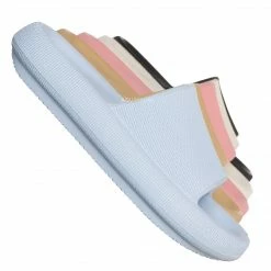 Forever Link Meek02 Lightweight Pillow Slide, Womens Flat Sandal