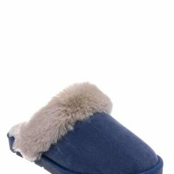 Bamboo Snuggle01 Winter Cozy House Slipper - Vegan Friendly Faux Fur Slip On Mule New