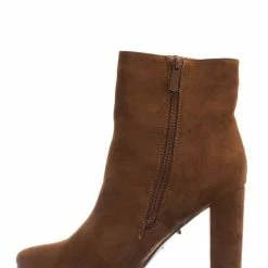 Breckelle's Lisa12 20s Retro Fringe Ankle Bootie - Flappy Tassel Block High Heel Dress Boots