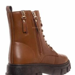 Forever Link Atlantic06 Double Zipper Lace Up Combat Bootie New