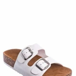 Bamboo Defeat57 Contoured Footbed Slide Sandal - Anatomical Molded Slipper Corks Shoes