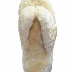 Bamboo New Warmness05 Fluffy Faux Rabbit Fur Sandal - Flatform Thong Flip Flop Slipper