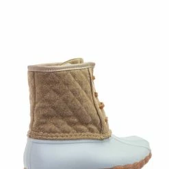 Top Moda Leo2 Waterproof Lace Up Boots - Quilted Felt Lining Ankle Height Bootie