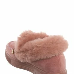 Bamboo Cozette20 Furry Mocassin Bootie Slipper - Women Fluffy Platform Shoes New