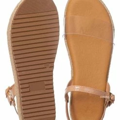 Bamboo New Superb32 Espadrille Flatform Sandal, Womens Lucite TieDye Padded Shoes