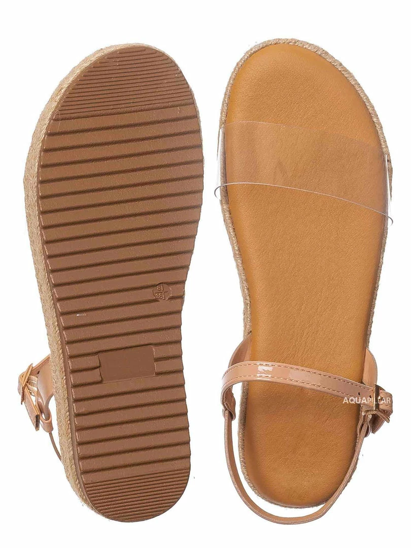 Bamboo New Superb32 Espadrille Flatform Sandal, Womens Lucite TieDye Padded Shoes