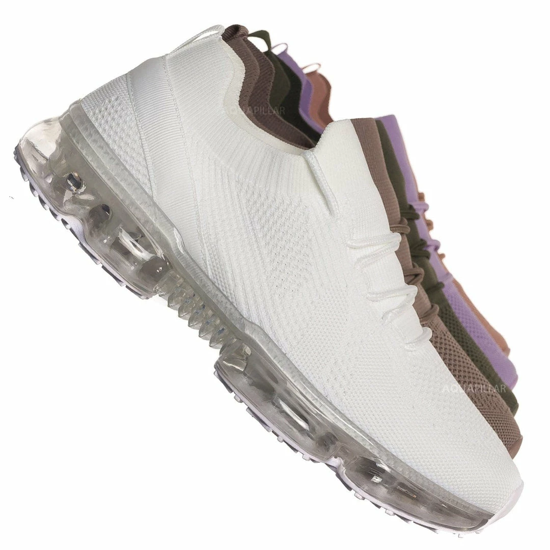 Top Moda Hans7 Stretch Elastic Mesh Sneaker W Festival Rubber Air Bubble Cushion