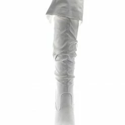 Forever Link Focus33 High Heel Wrinkled Slouchy Dress Boots - Stretch Foldable Over Knee New