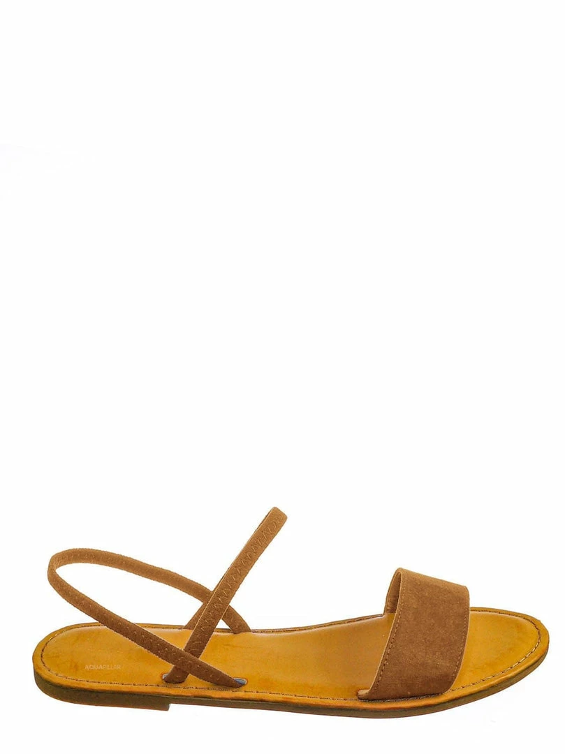 Bamboo New Waterfront24 Summer Multi Strap Slingback Sandals - Womens Open Toe Elastic Shoe