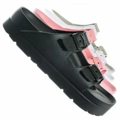 Bamboo Glee01 Lightweight Two Strap Molded Footbed -Flexible EVA Jelly Slide In Sandal