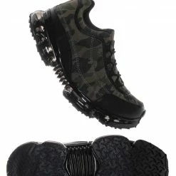 La Shailah Flow29 Chunky Translucent Clear Bottom Sneakers New