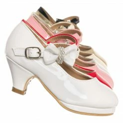 Forever Link New Dana62K Children Girl Rhinestone Round Toe Mary-Jane Dress Pump W Platform
