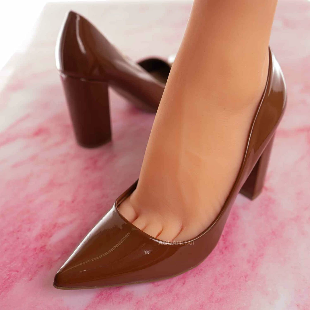 Bamboo Bellflower70 Block Heel Pointed Toe Dress Pump - Women Office Shoes New