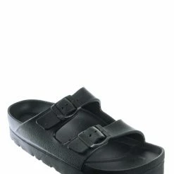 Bamboo Glee01 Lightweight Two Strap Molded Footbed -Flexible EVA Jelly Slide In Sandal