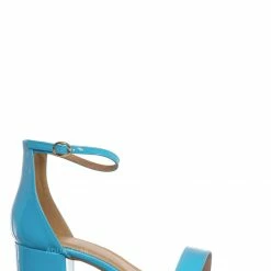 Top Moda Darcie1 Low Block Heel 2 Piece Sandal - Women Ankle Strap Sandal New