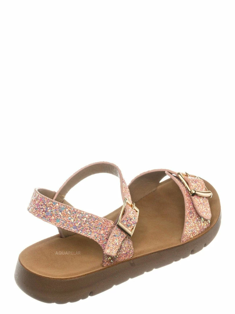 Forever Link Reform29k Girl Children Comfort Flat Sandal - Kids Size Open Toe Shoe