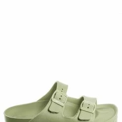 Bamboo Glee01 Lightweight Two Strap Molded Footbed -Flexible EVA Jelly Slide In Sandal