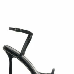 Wild Diva New Boli01 Punkl Rock Metal Embellished Heel Sandal - Women Dress Shoes