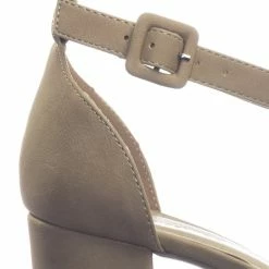 CityClassified Cake Minimalist Simple Chunky Block High Heel Dress Sandal W Ankle Strap