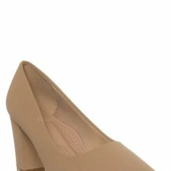 Forever Link New Songful2 Comfortable Block Heel Dress Pump - Womens Office Shoes