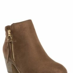 Top Moda Zandra26 Tassel Block Heel Bootie - Women Ankle Boots New
