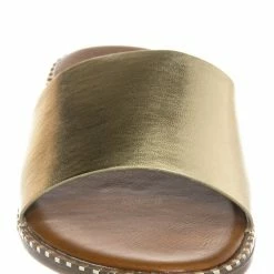 Bonnibel Micah Punk Rock Metal Stud Welt Slide - Women Hardware Slipper Flat Sandals